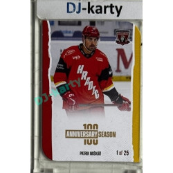 2025 MK 100 let na soutoku Hradec Králové #020 Patrik Miškář Anniversary season Die-cut parallel 1of25