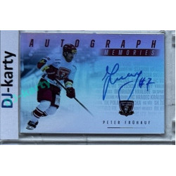 2025 MK 100 let na soutoku Hradec Králové #AM-10 Peter Frühauf Autograph Memories SILVER 1of25