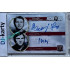 2025 MK 100 let na soutoku Hradec Králové #AM-19 Paraj Jan, Paraj Milan Dual Autograph Memories SILVER 1of25