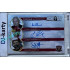2025 MK 100 let na soutoku Hradec Králové #AM-25 Marha Josef ml., Marha Šimon, Marha Josef st. Triple Autograph Memories SILVER 1of25