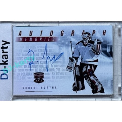 2025 MK 100 let na soutoku Hradec Králové #AM-14 Robert Horyna Autograph Memories SILVER 1of25