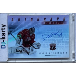 2025 MK 100 let na soutoku Hradec Králové #AM-17 Stanislav Škorvánek Autograph Memories SILVER 1of25