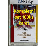 2025 MK 100 let na soutoku Hradec Králové kompletní set 100ks karet