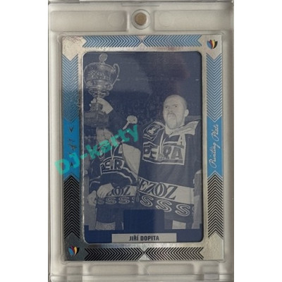 2025 Goal Cards Fenomén Vsetín Premium #19 Jiří Dopita Printing Plate Cyan 1/1
