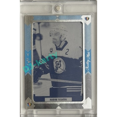 2025 Goal Cards Fenomén Vsetín Premium #53 Radim Tesařík Printing Plate Cyan 1/1