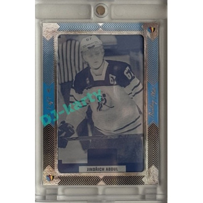 2025 Goal Cards Fenomén Vsetín Premium #52 Jindřich Abdul Printing Plate Cyan 1/1