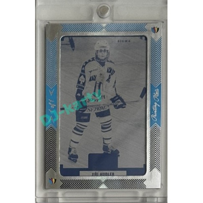2025 Goal Cards Fenomén Vsetín Premium #35 Jiří Hudler Printing Plate Cyan 1/1