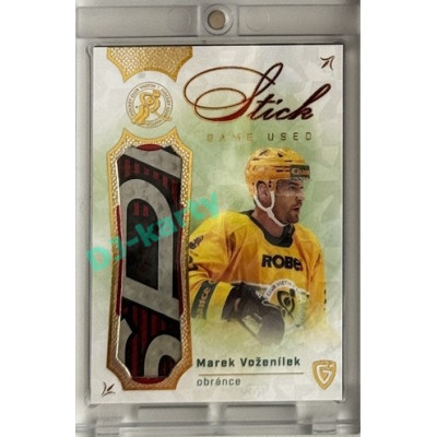 2025 Goal Cards Fenomén Vsetín Premium #10 Marek Voženílek Stick Red 3/5
