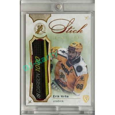 2025 Goal Cards Fenomén Vsetín Premium #01 Erik Hrňa Stick Red 4/5