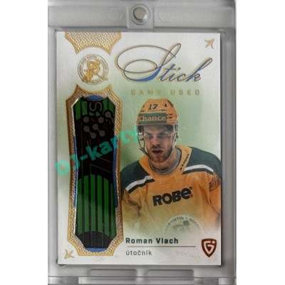 2025 Goal Cards Fenomén Vsetín Premium #04 Roman Vlach Stick Blue 04/10