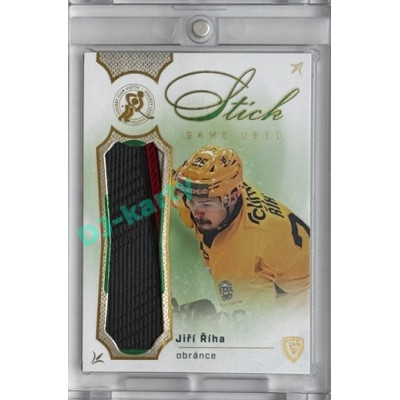 2025 Goal Cards Fenomén Vsetín Premium #11 Jiří Říha Stick Green 06/20