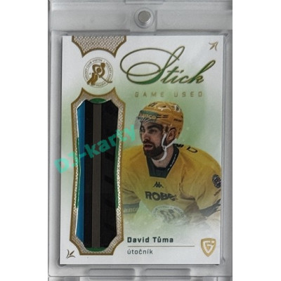 2025 Goal Cards Fenomén Vsetín Premium #05 David Tůma Stick Green 06/20