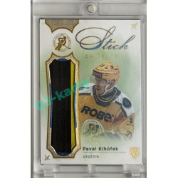 2025 Goal Cards Fenomén Vsetín Premium #13 Pavel Klhůfek Stick Blue 04/10