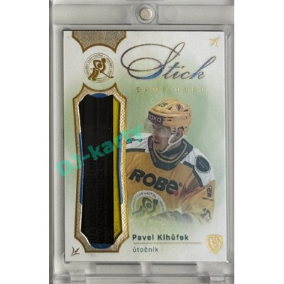 2025 Goal Cards Fenomén Vsetín Premium #13 Pavel Klhůfek Stick Blue 04/10