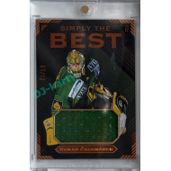 2023 Legendary Cards Simply the Best #GUM-7 Roman Čechmánek Memorabilia Bronze 01/59