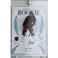 2025/26 Sportzoo ELH 1. serie #RPS-AG Alex Gašo Rookie Premiere Blue Auto 36/39