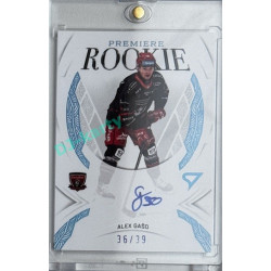 2025/26 Sportzoo ELH 1. serie #RPS-AG Alex Gašo Rookie Premiere Blue Auto 36/39