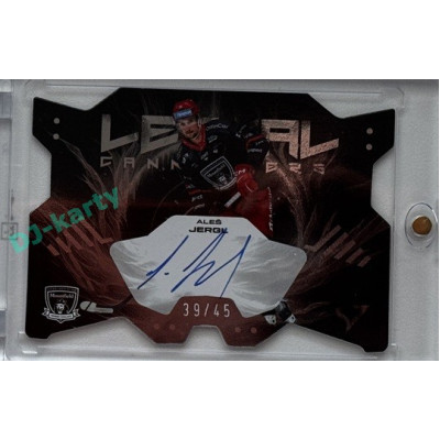 2025/26 Sportzoo ELH 1. serie #LCS-AJ Alex Jergl Lethal Cannoneers Silver Auto 39/45