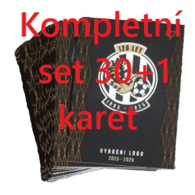 2025/26 Výroční sezóna FC Hradec Králové kompletní set 30+1 karet