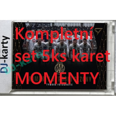 2025/26 Výroční sezóna FC Hradec Králové kompletní set Moments 5 karet
