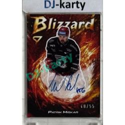 2025/26 Sportzoo ELH 1. serie #BLS-PM Patrik Miškář Blizzard Red Auto 48/55