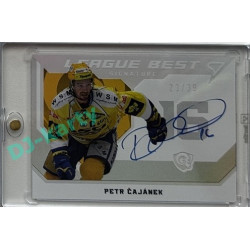 2025/26 Sportzoo ELH 1. serie #LBS-PC Petr Čajánek League Best Silver Auto 23/39