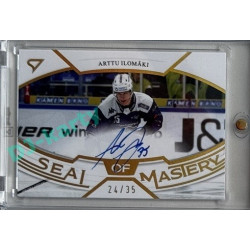 2025/26 Sportzoo ELH 1. serie #SMS-AI Arttu Ilomäki Seal of Mystery Gold Auto 24/35
