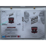 2024/25 Sportzoo ELH 2. serie #DD-SK Stanislav Škorvánek / Petr Kalina Defensive Duo Scripted Booklet 02/10