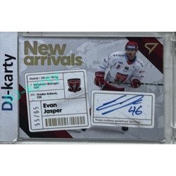 2023/24 Sportzoo ELH 1. série #NAS-EJ Evan Jasper New Arrival Auto 55/65
