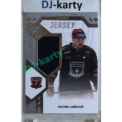 2024/25 Sportzoo ELH 2. serie #GJ-PM Patrik Miškář Game Jersey 55/85