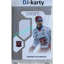 2024/25 Sportzoo ELH 1. serie #GJ-GM Greame McCormack Game Jersey 81/85