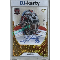 2022/23 Sportzoo ELH 2. série #GAS-JT Jan Růžička Goalie Art AUTO xx/45