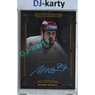 2021/22 OFS The Final Series Richard Nedomlel #A08 1/5 Bonus Signature Kingdom of Lions