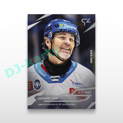 2025/26 Sportzoo ELH LIVE #L-05 Jaromír Jágr LIVE karta xxx/400