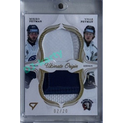 2025/26 Sportzoo ELH 1. serie #UOF-PP Mikko Petman / Ville Petman Origin Fusion Edition 02/20