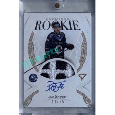 2025/26 Sportzoo ELH 1. serie #RPM-VP Vojtěch Port Rookie Premiere Gold Auto Woven 13/25