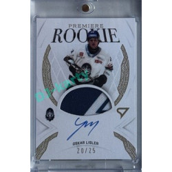 2025/26 Sportzoo ELH 1. serie #RPM-OL Oskar Lisler Rookie Premiere Gold Auto Woven 20/25