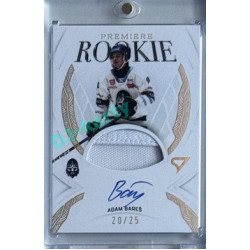 2025/26 Sportzoo ELH 1. serie #RPM-AB Adam Bareš Rookie Premiere Gold Auto Woven 20/25