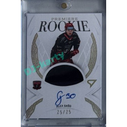 2025/26 Sportzoo ELH 1. serie #RPM-AG Alex Gašo Rookie Premiere Gold Auto Woven 25/25