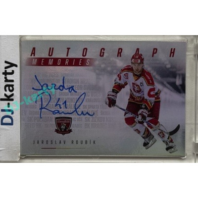 2025 MK 100 let na soutoku Hradec Králové #AM-16 Jaroslav Roubík Autograph Memories SILVER 1of25