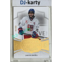 24/25 LC Repre série 2 Collectors Edition #BHG-07 Jakub Zbořil Season Collection Baijer Hockey Games 2025 Gold xx/22