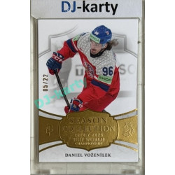 24/25 LC Repre série 2 Collectors Edition #WCH-22 Daniel Voženílek Season Collection IIHF World Championship 2025 Gold xx/22