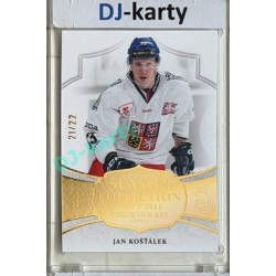 24/25 LC Repre série 2 Collectors Edition #BHG-04 Jan Košťálek Season Collection Baijer Hockey Games 2025 Gold xx/22