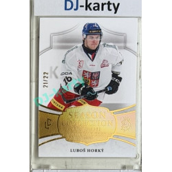 24/25 LC Repre série 2 Collectors Edition #BHG-10 Luboš Horký Season Collection Baijer Hockey Games 2025 Gold xx/22