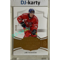 24/25 LC Repre série 2 Collectors Edition #CHG-06 Jiří Ticháček Season Collection Czech Hockey Games 2025 Gold xx/22