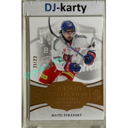 24/25 LC Repre série 2 Collectors Edition #CHG-22 Matěj Stránský Season Collection Czech Hockey Games 2025 Gold xx/22