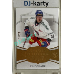 24/25 LC Repre série 2 Collectors Edition #CHG-15 Filip Chlapík Season Collection Czech Hockey Games 2025 Gold xx/22