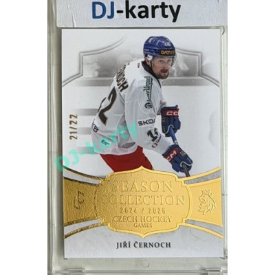 24/25 LC Repre série 2 Collectors Edition #CHG-14 Jiří Černoch Season Collection Czech Hockey Games 2025 Gold xx/22