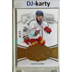 24/25 LC Repre série 2 Collectors Edition #CHG-23 Kevin Klíma Season Collection Czech Hockey Games 2025 Gold xx/22