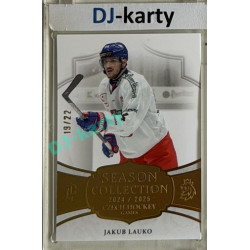 24/25 LC Repre série 2 Collectors Edition #CHG-27 Jakub Lauko Season Collection Czech Hockey Games 2025 Gold xx/22
